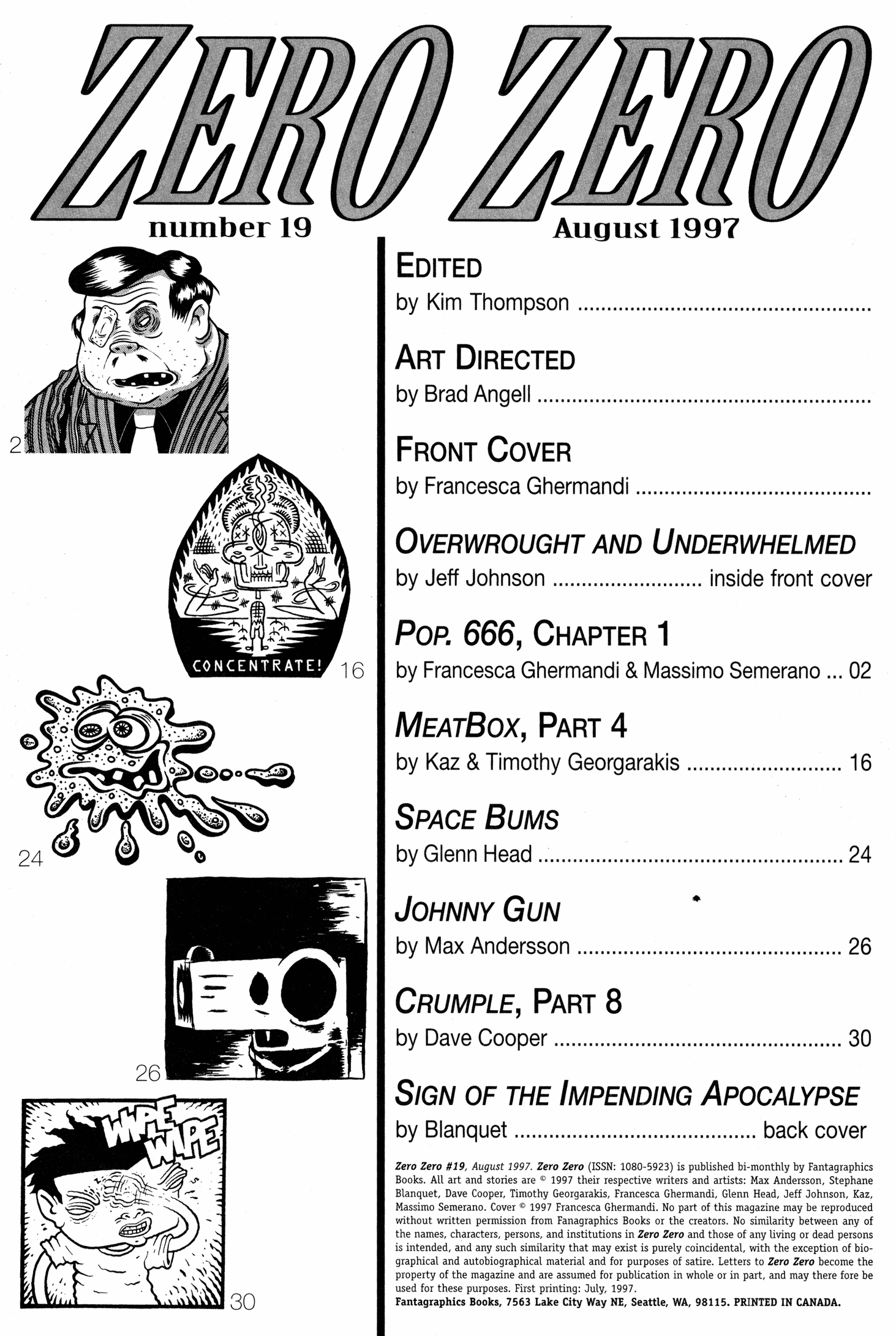 Read online Zero Zero comic -  Issue #19 - 3