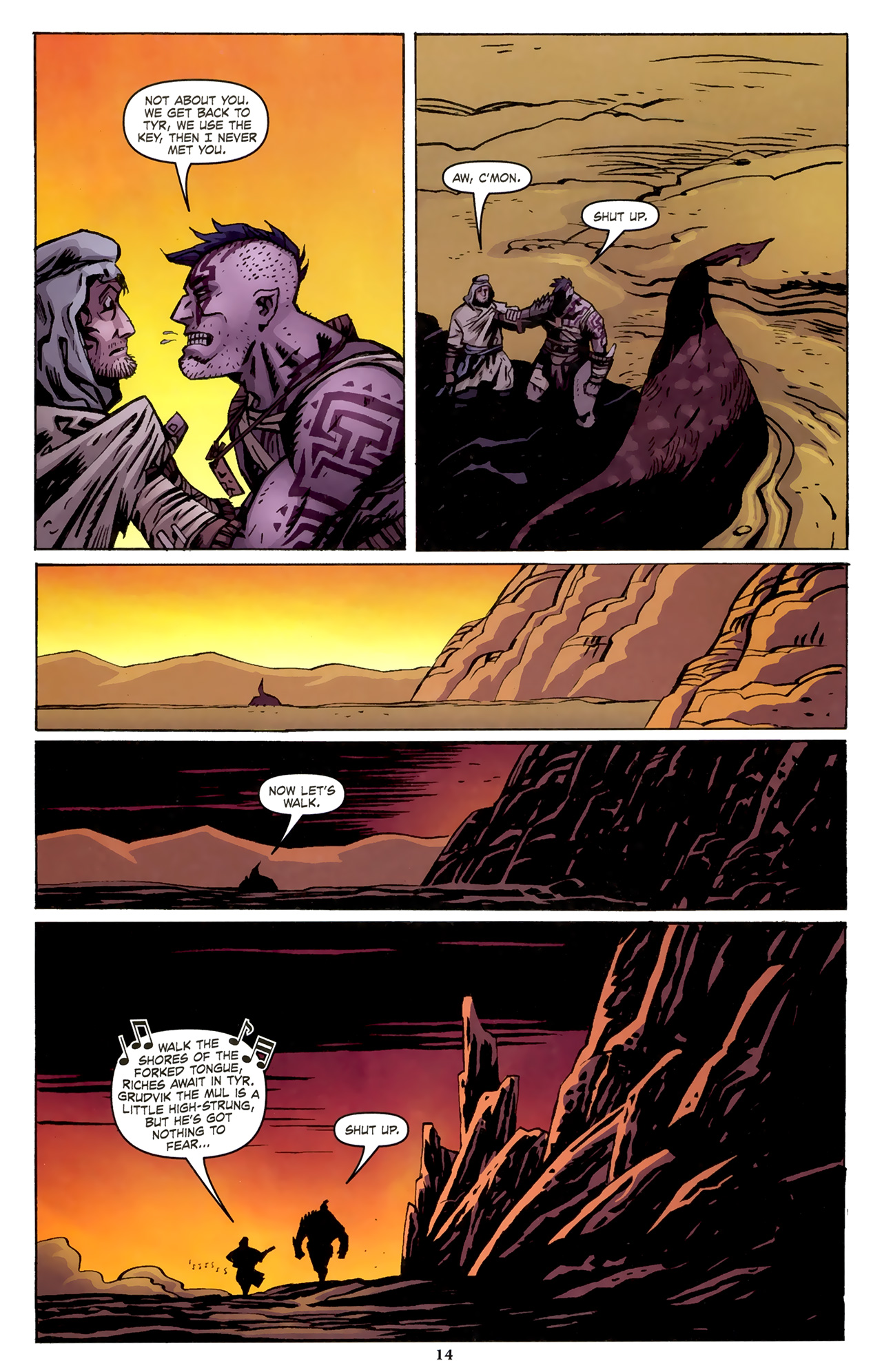 Read online Dark Sun comic -  Issue #1 - 16