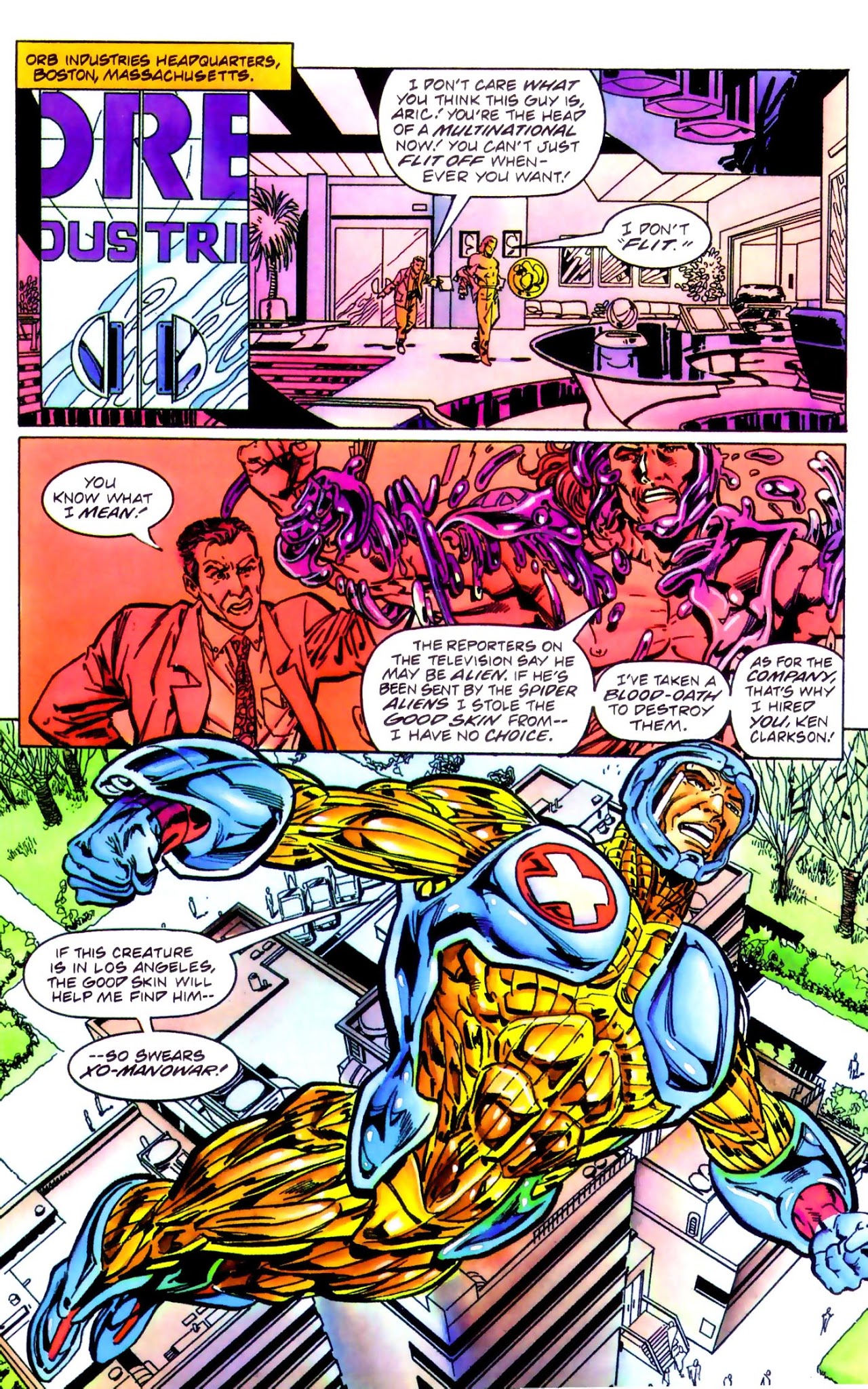 Read online The Visitor vs. the Valiant Universe comic -  Issue #1 - 11