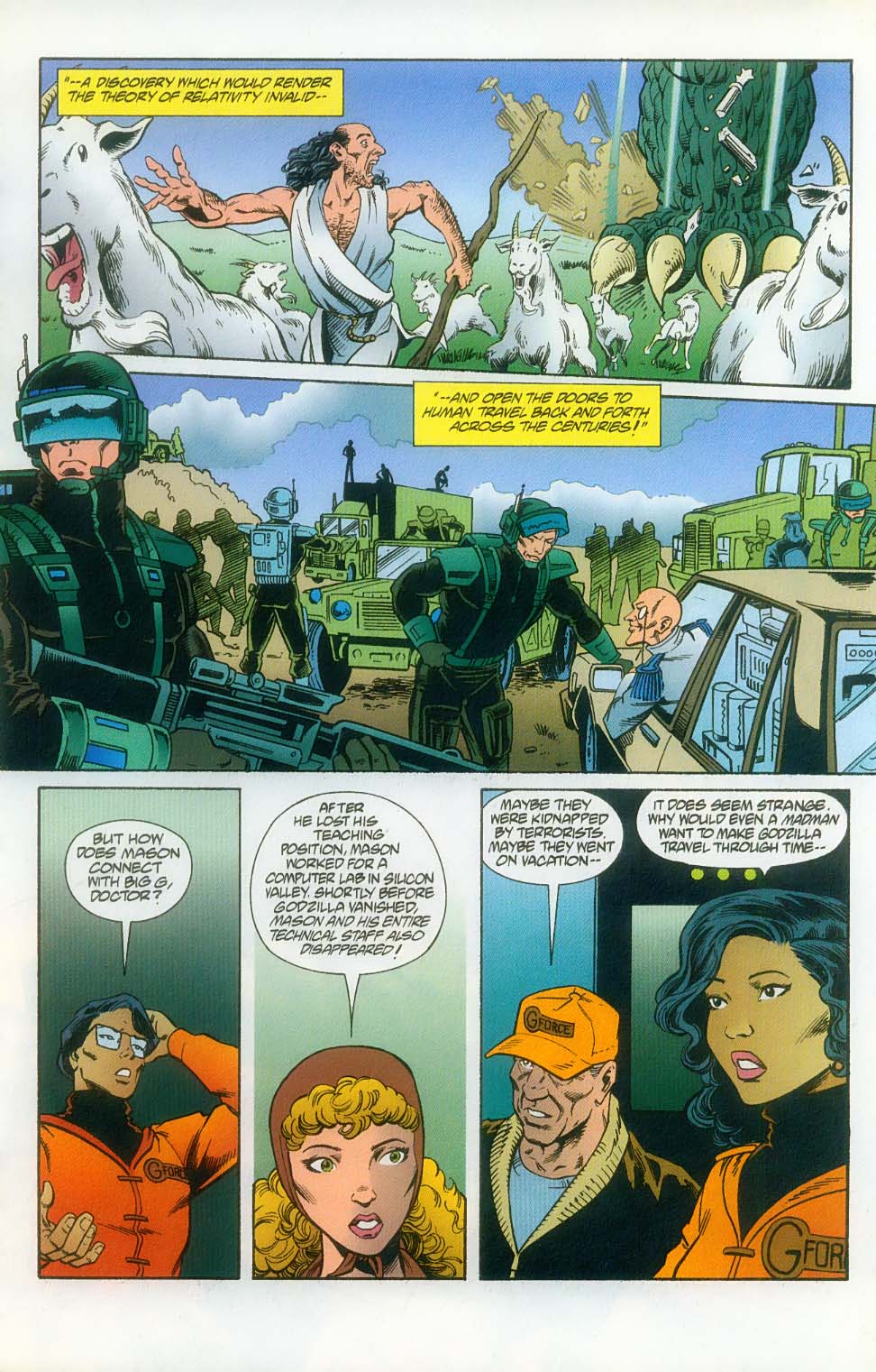 Read online Godzilla (1995) comic -  Issue #9 - 13