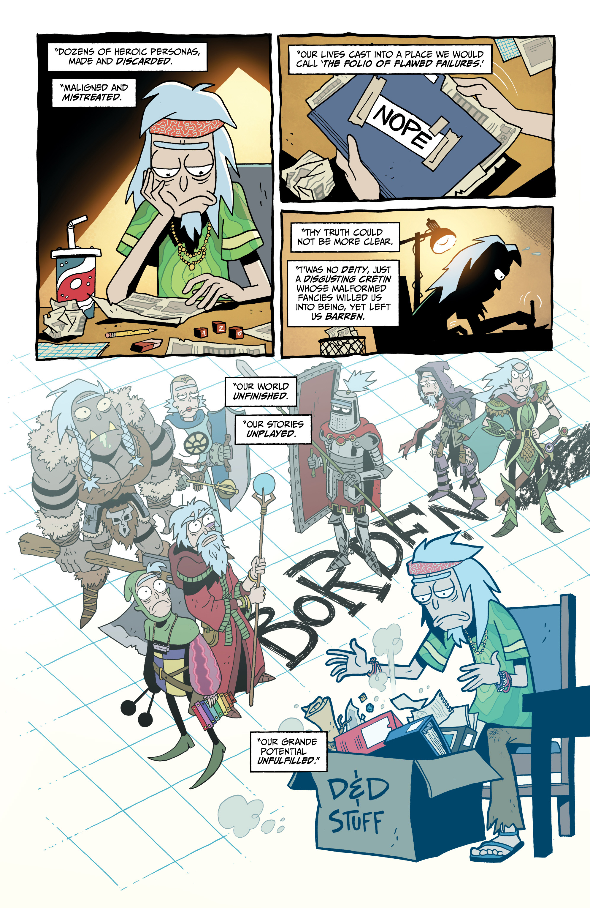Read online Rick and Morty vs. Dungeons & Dragons II: Painscape comic -  Issue #2 - 9