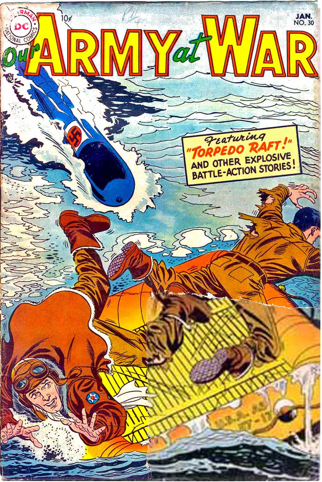 Read online Our Army at War (1952) comic -  Issue #30 - 1