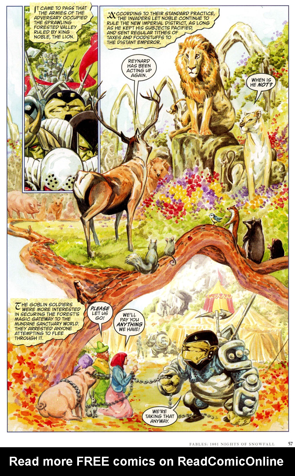 Read online Fables: 1001 Nights of Snowfall comic -  Issue # Full - 57