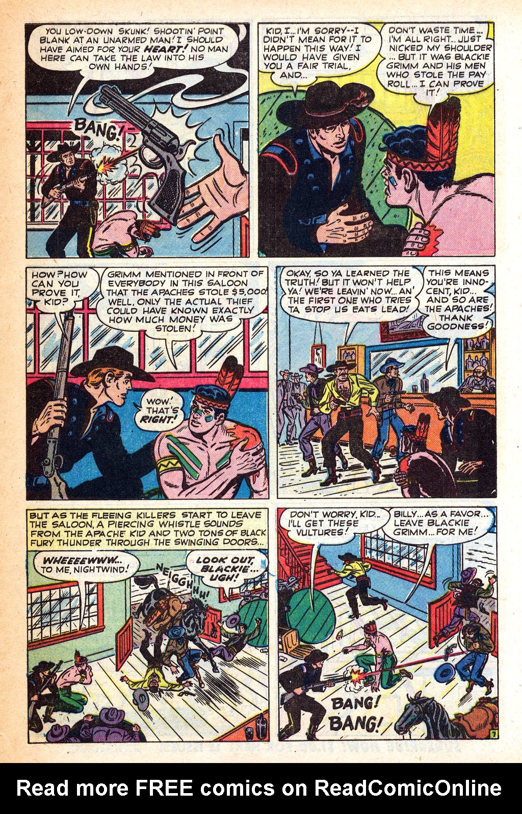 Read online Apache Kid comic -  Issue #4 - 9