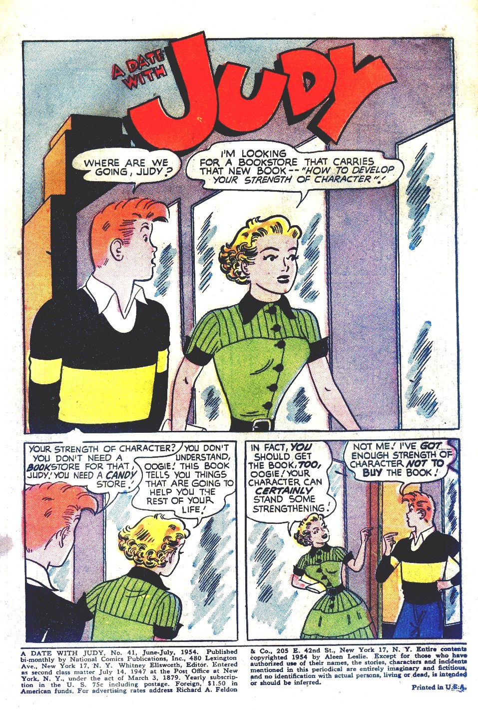 Read online A Date with Judy comic -  Issue #41 - 3