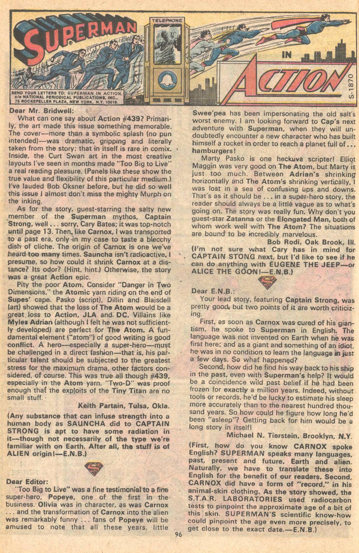 Read online Action Comics (1938) comic -  Issue #443 - 95