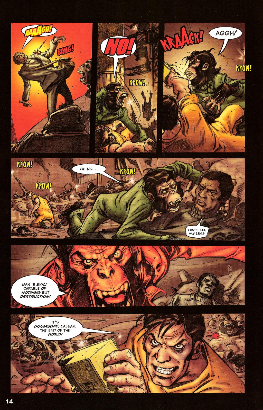 Read online Revolution on the Planet of the Apes comic -  Issue #6 - 14