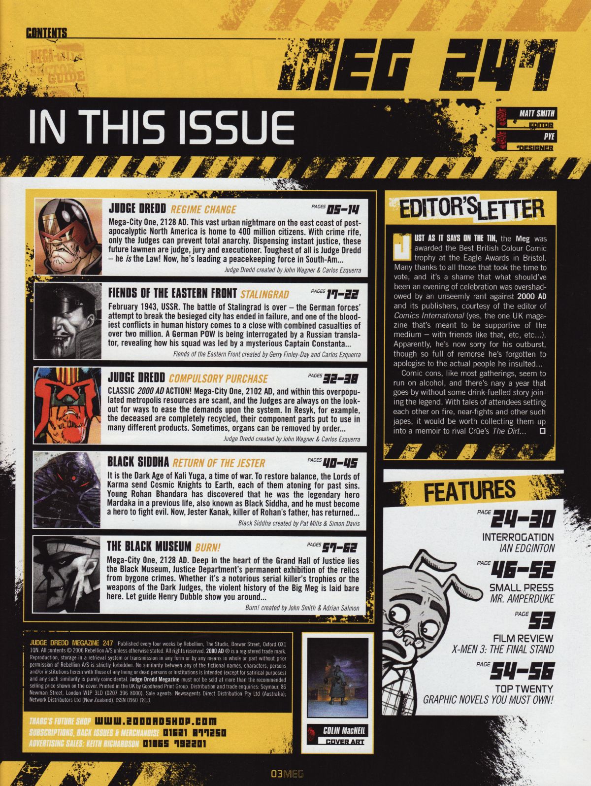 Read online Judge Dredd Megazine (Vol. 5) comic -  Issue #247 - 3