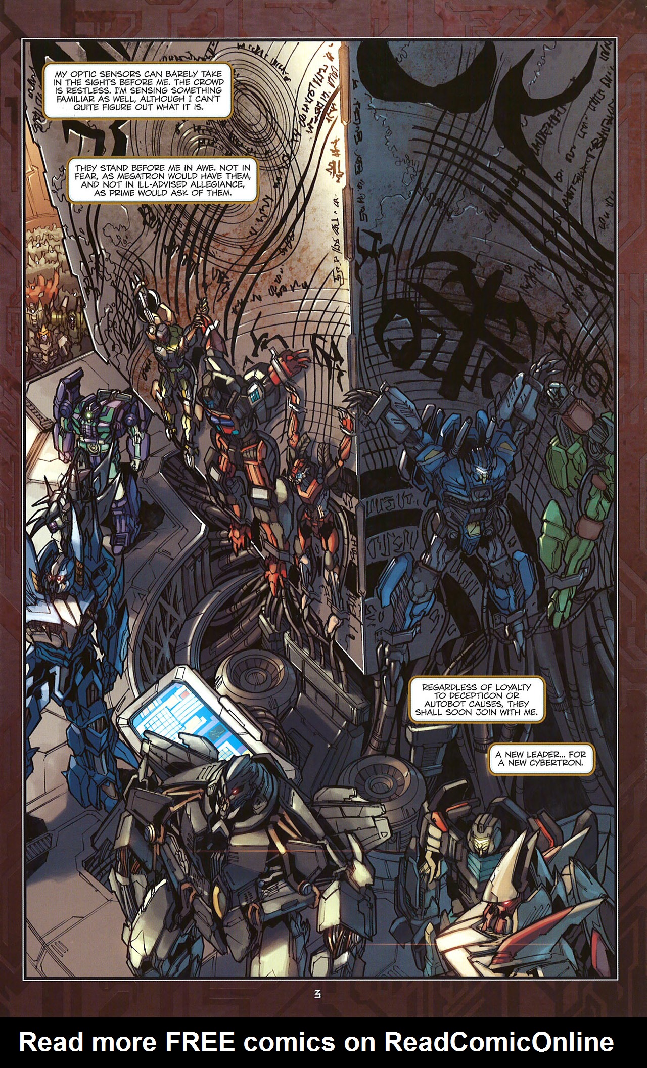 Read online Transformers: The Reign of Starscream comic -  Issue #5 - 6