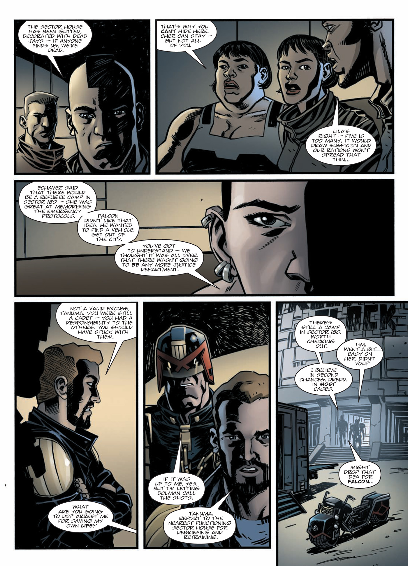 Read online Judge Dredd: Day of Chaos: Fallout comic -  Issue # TPB (Part 2) - 39