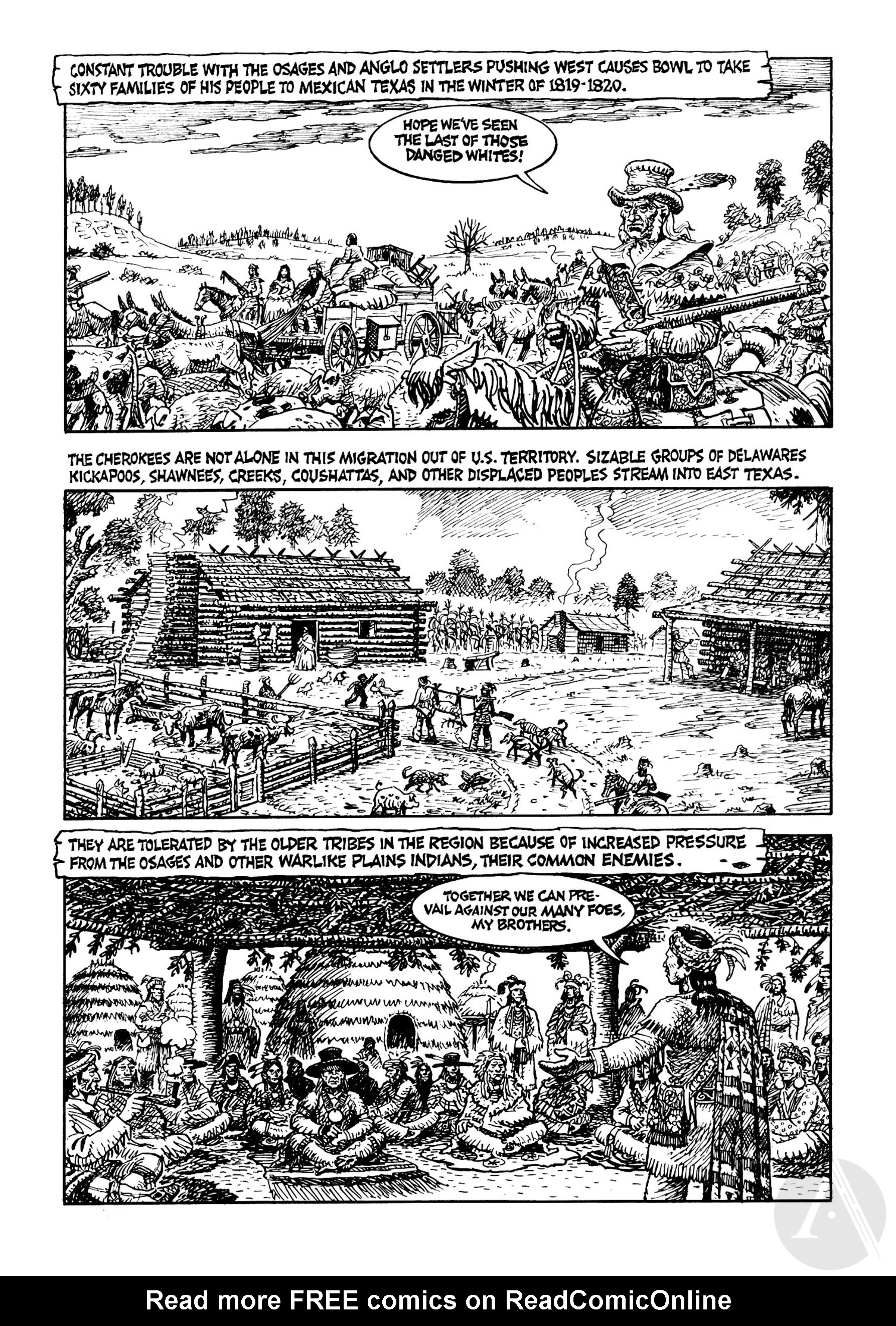 Read online Indian Lover: Sam Houston & the Cherokees comic -  Issue # TPB - 29