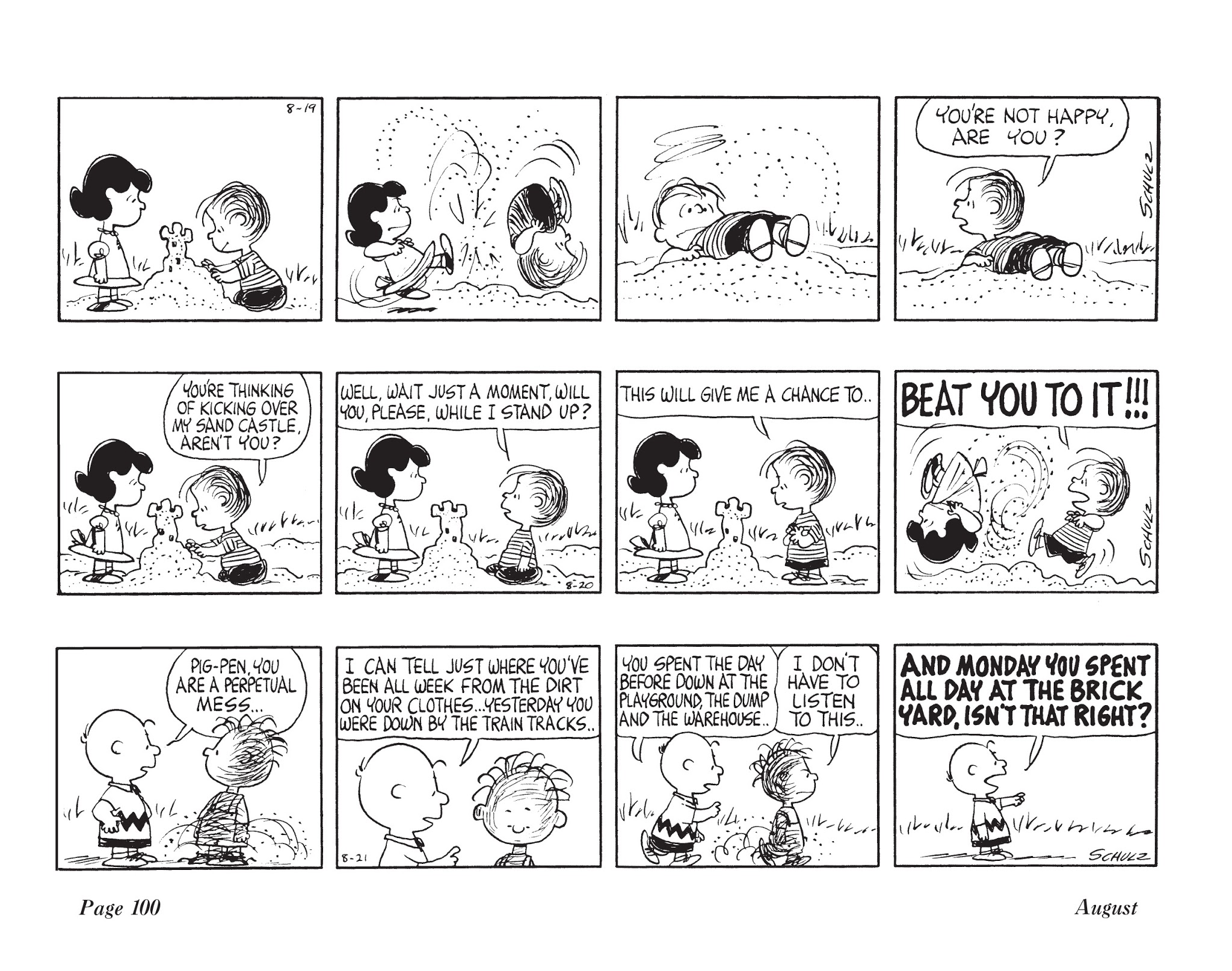 Read online The Complete Peanuts comic -  Issue # TPB 8 - 112