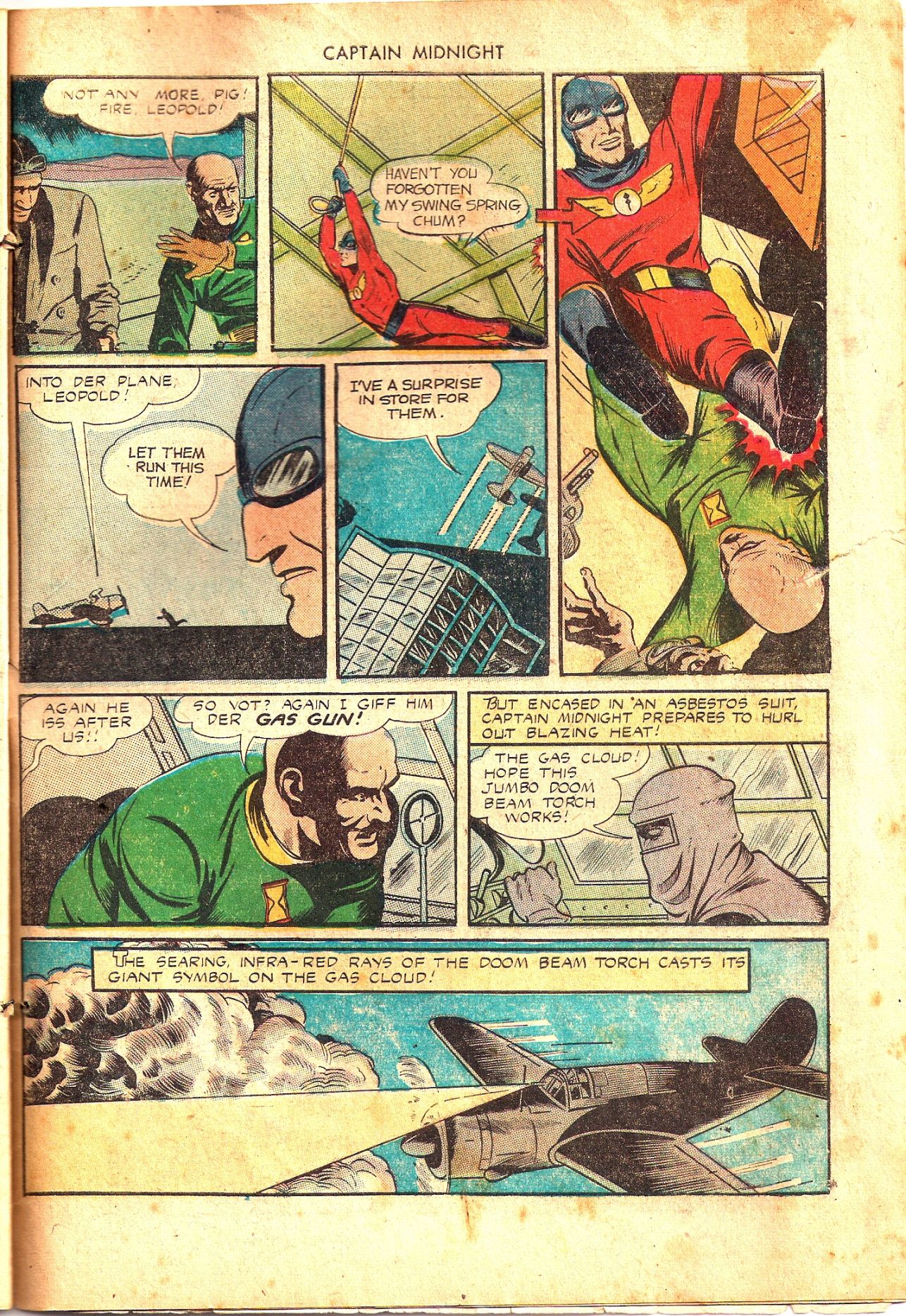 Read online Captain Midnight (1942) comic -  Issue #26 - 31