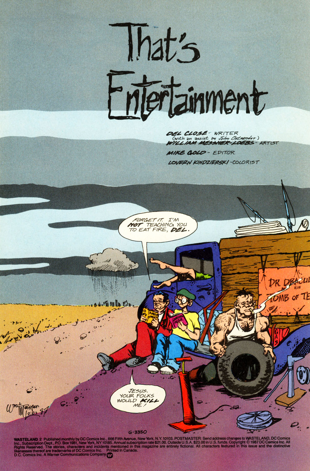 Read online Wasteland (1987) comic -  Issue #2 - 2