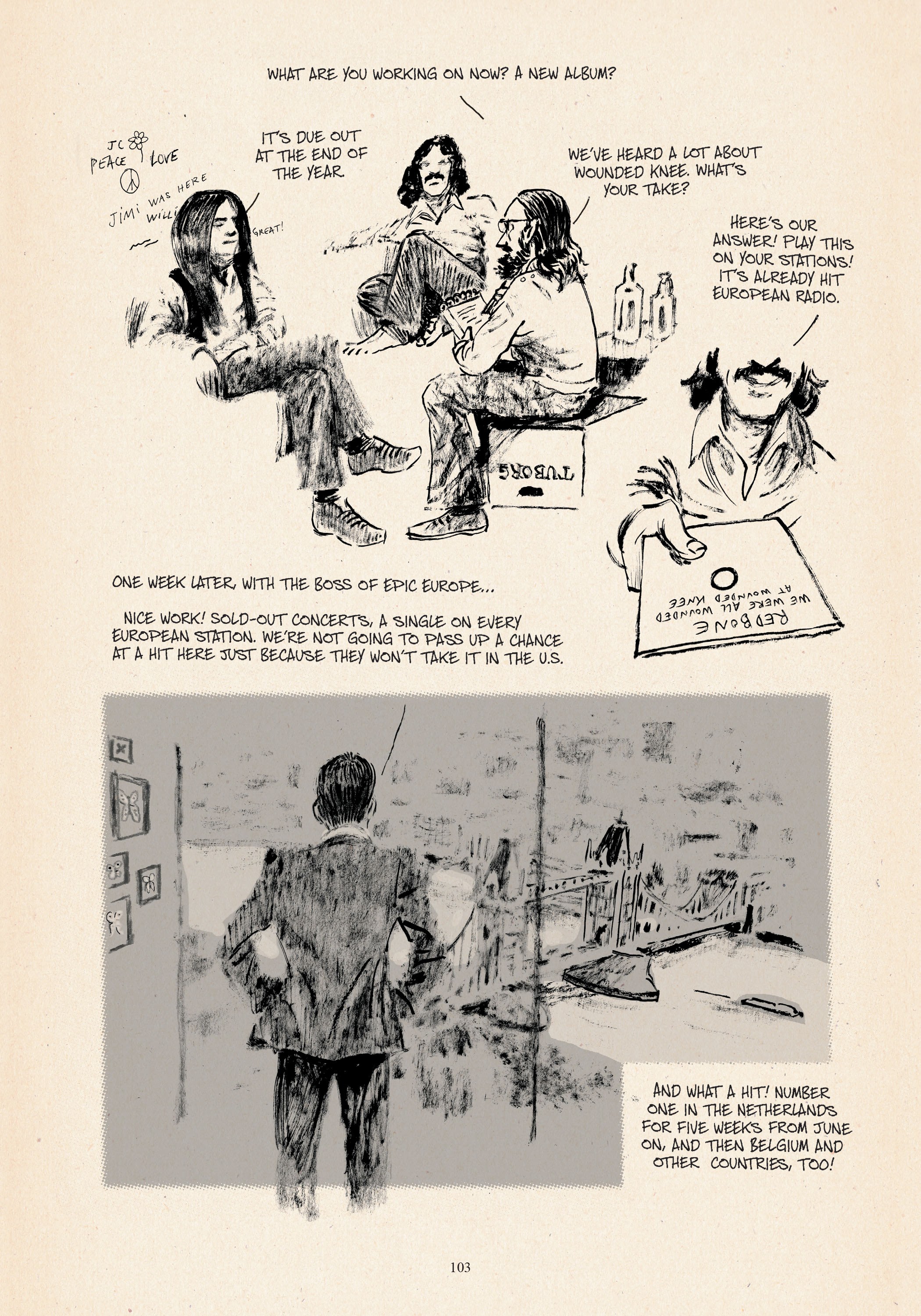 Read online Redbone: The True Story of A Native American Rock Band comic -  Issue # TPB - 89