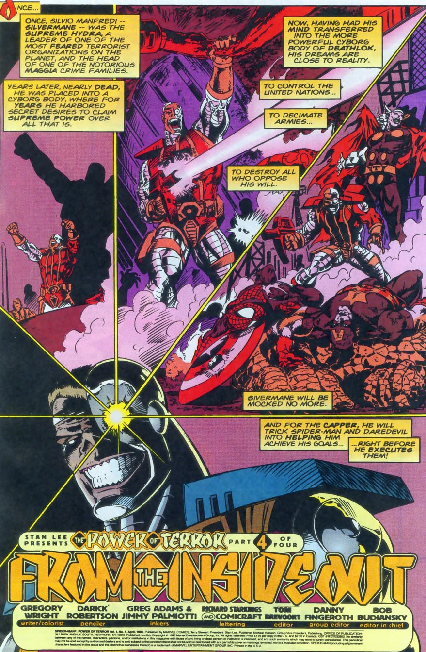 Read online Spider-Man: Power of Terror comic -  Issue #4 - 2