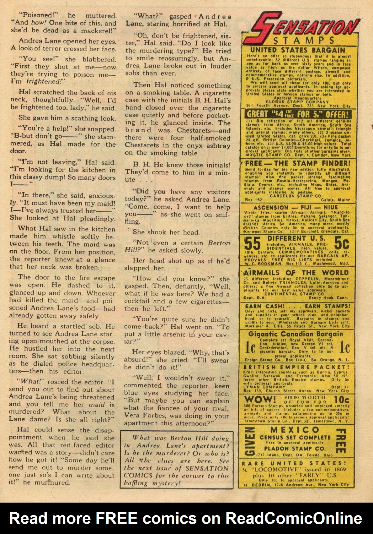 Read online Sensation (Mystery) Comics comic -  Issue #22 - 40