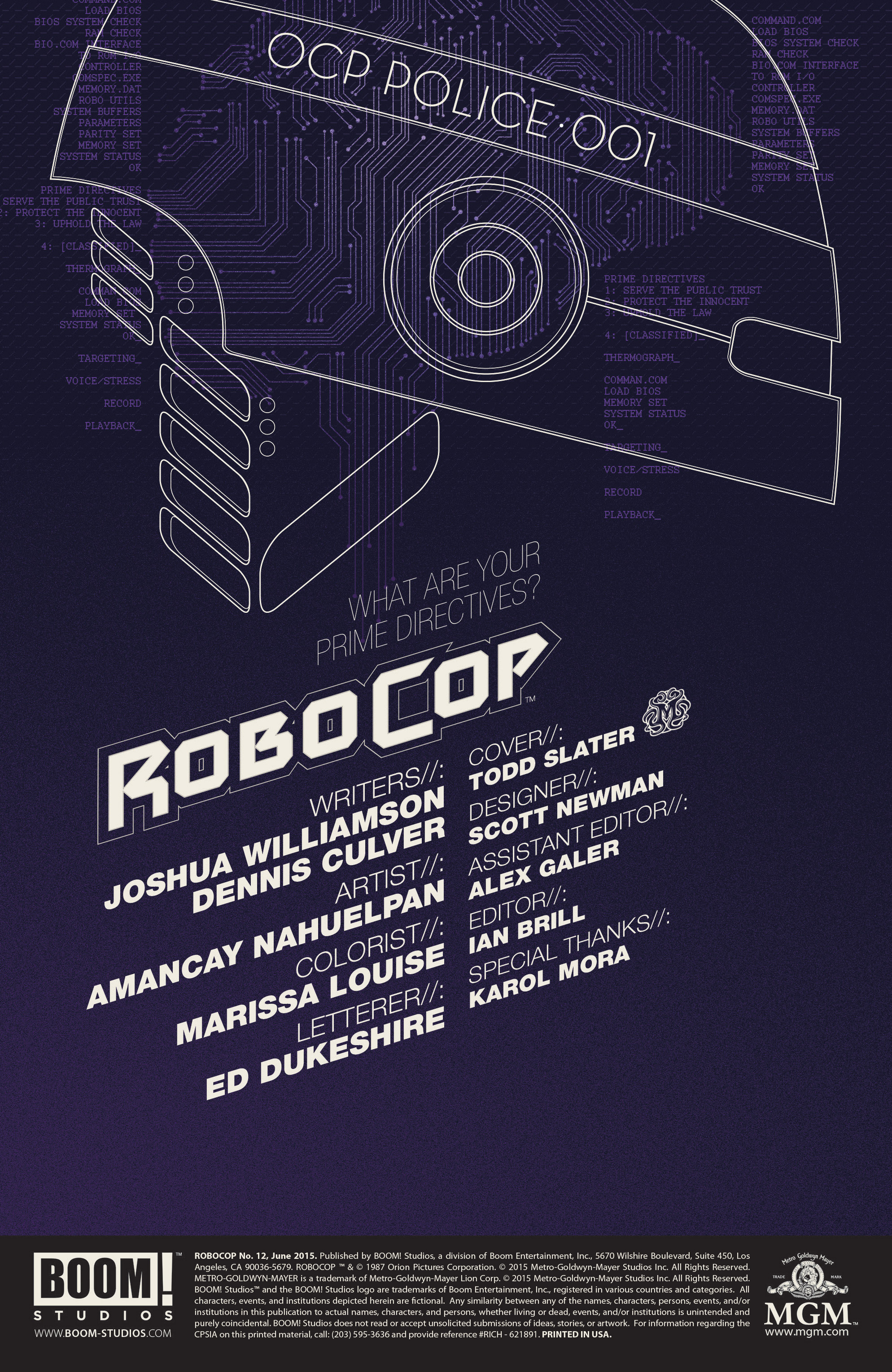 Read online RoboCop (2014) comic -  Issue #12 - 2