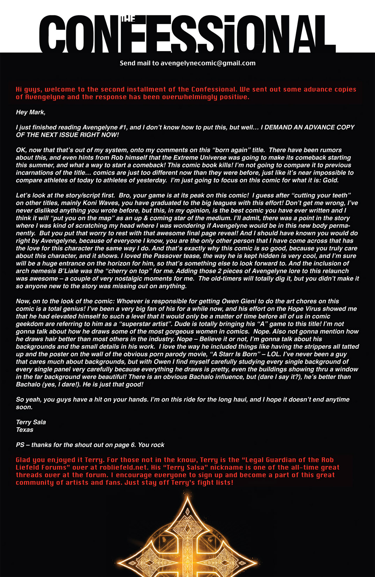 Read online Avengelyne (2011) comic -  Issue #2 - 23