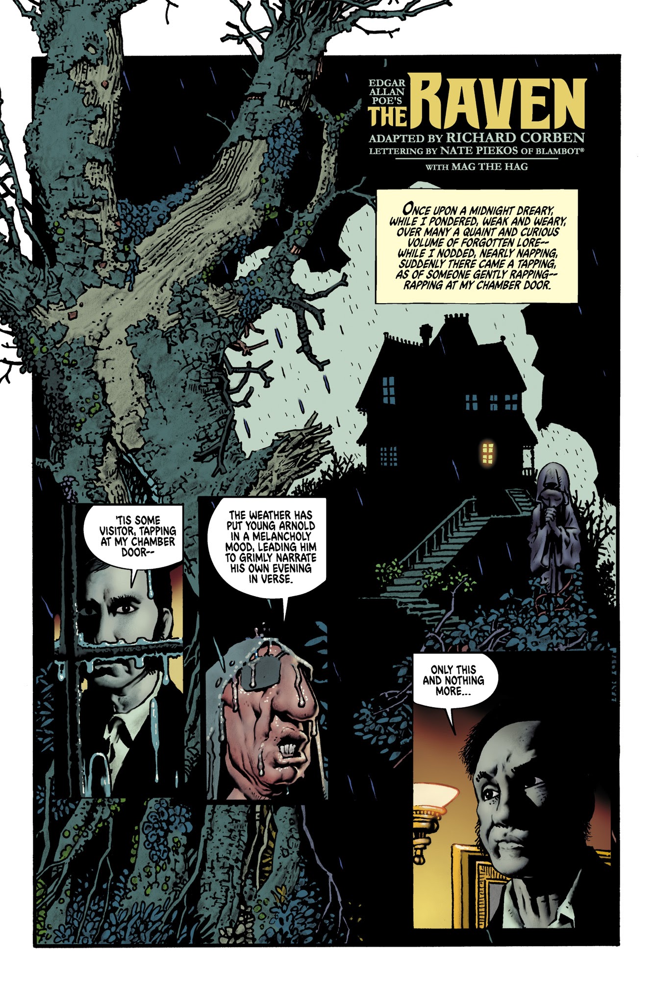Read online Edgar Allan Poe's The Raven and the Red Death comic -  Issue # Full - 3
