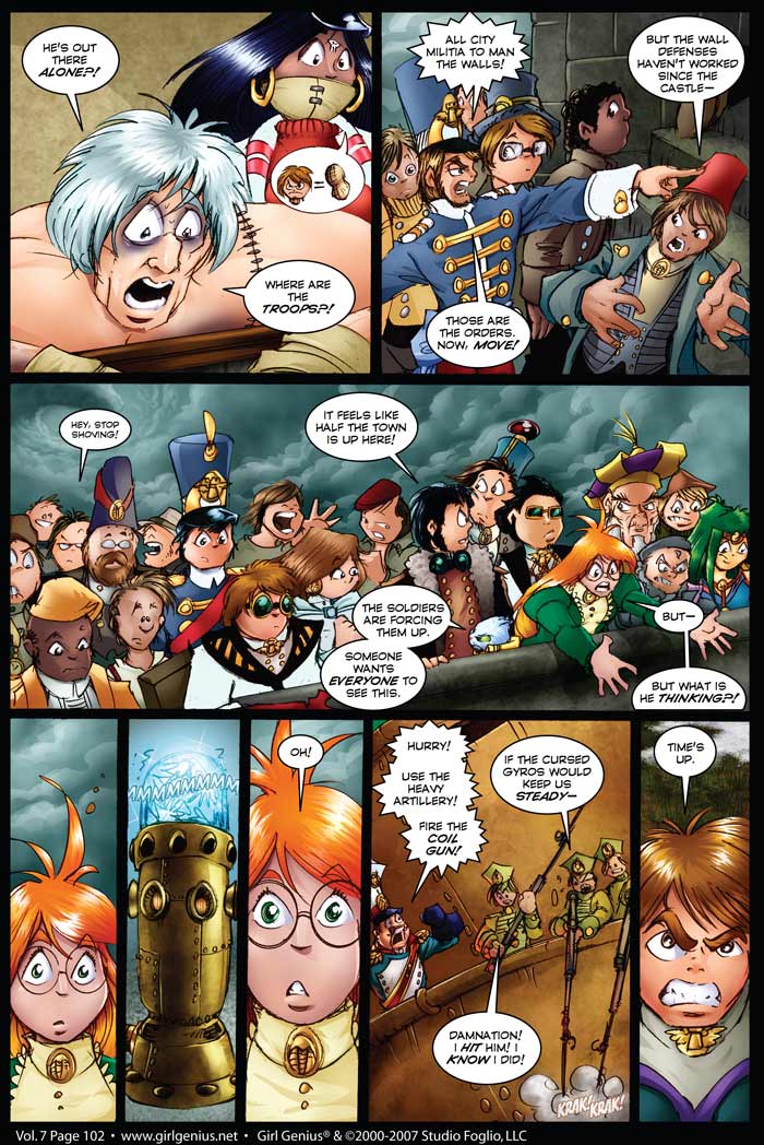 Read online Girl Genius (2002) comic -  Issue #7 - 103