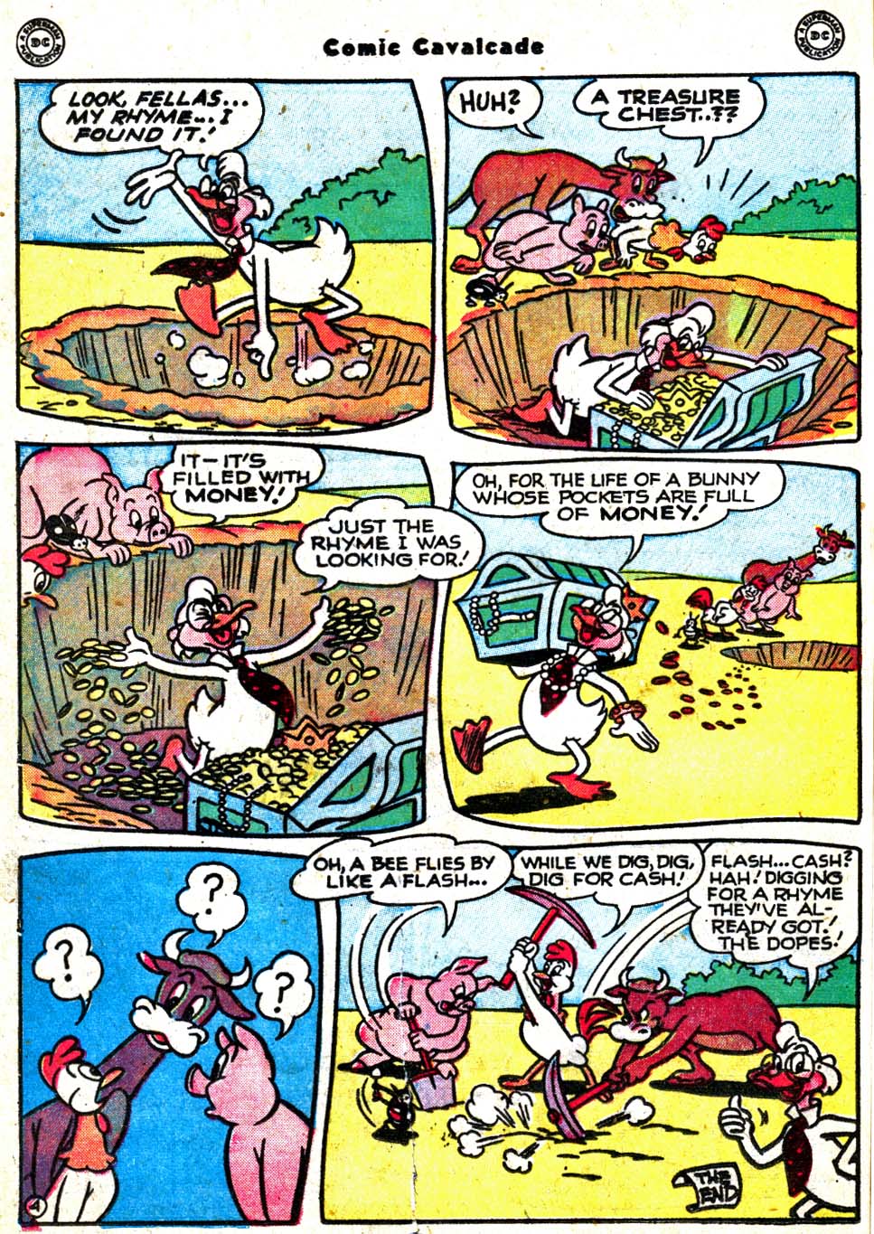 Read online Comic Cavalcade comic -  Issue #31 - 34