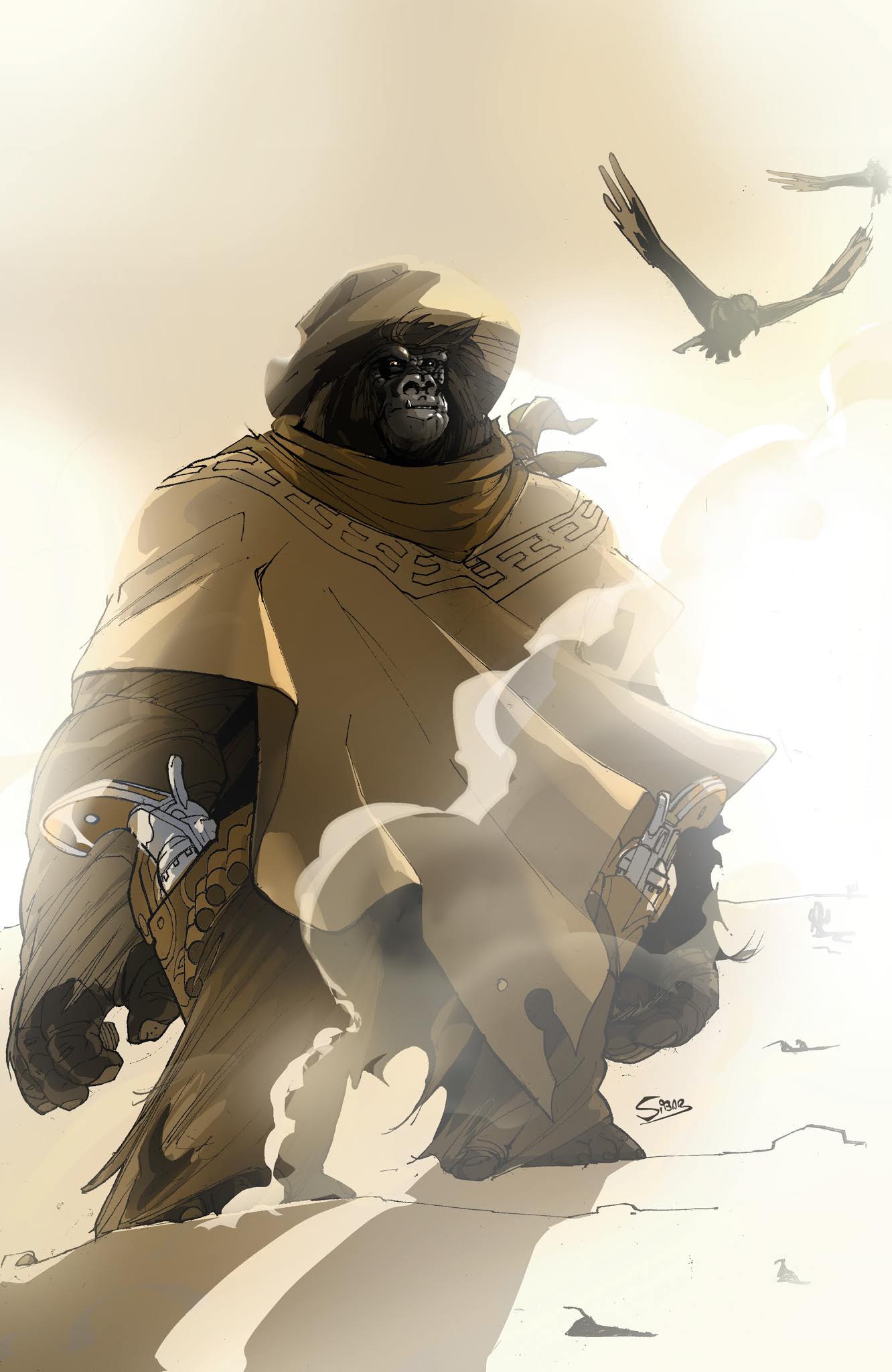 Read online Six-Gun Gorilla: Long Days of Vengeance comic -  Issue #1 - 5