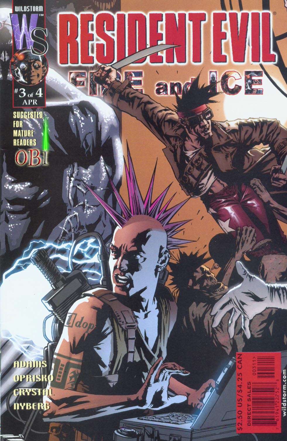 Read online Resident Evil: Fire and Ice comic -  Issue #3 - 1