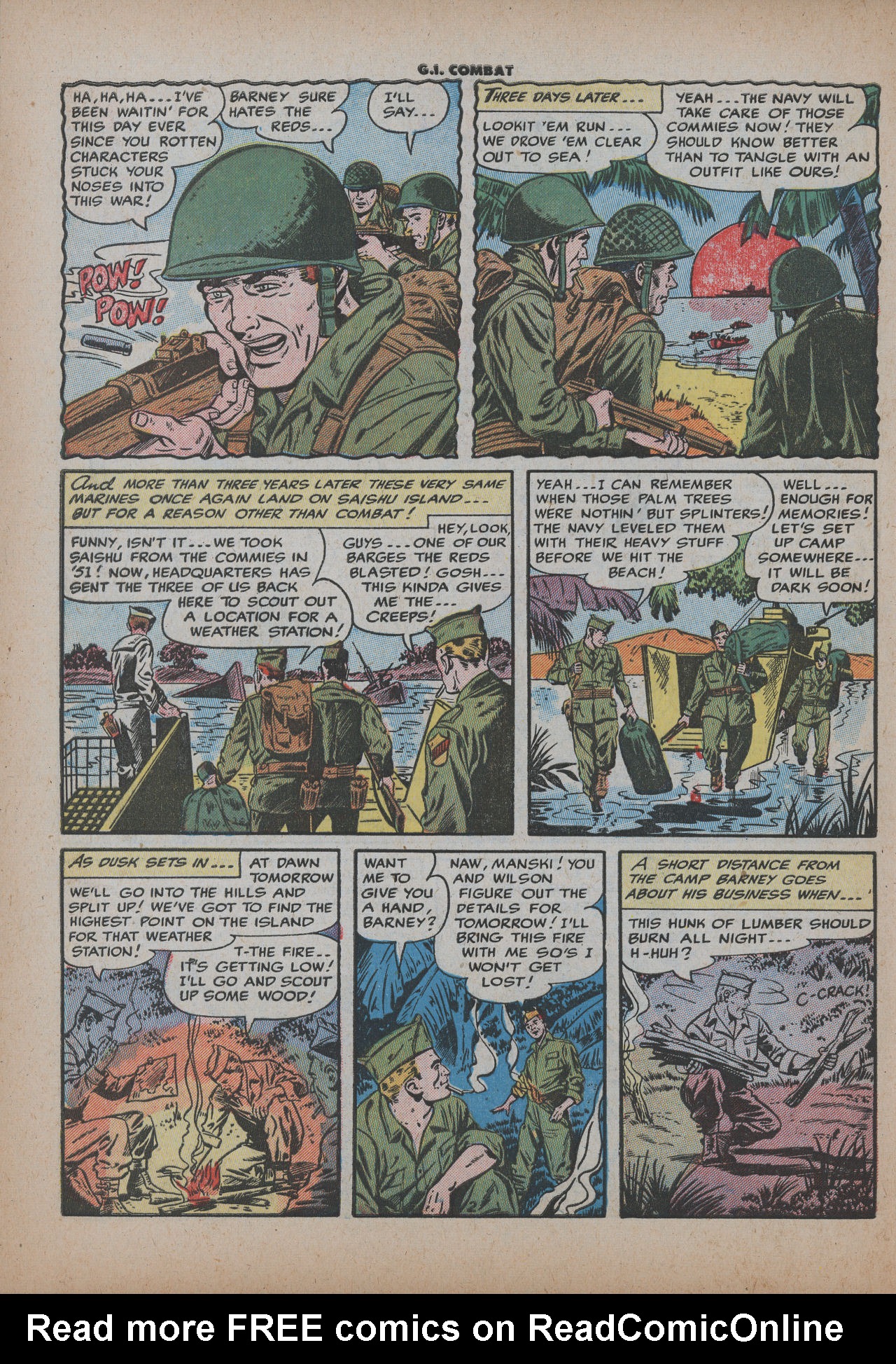 Read online G.I. Combat (1952) comic -  Issue #23 - 28