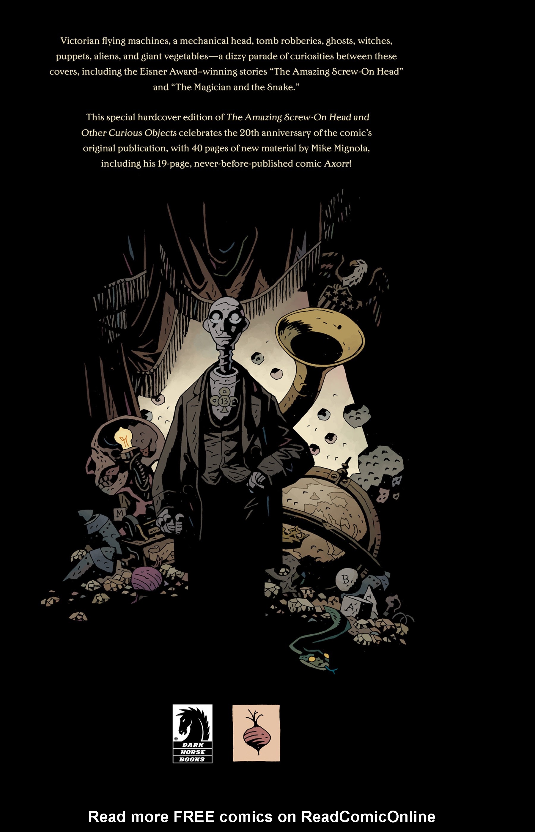 Read online The Amazing Screw-On Head and Other Curious Objects (Anniversary Edition) comic -  Issue # TPB - 145