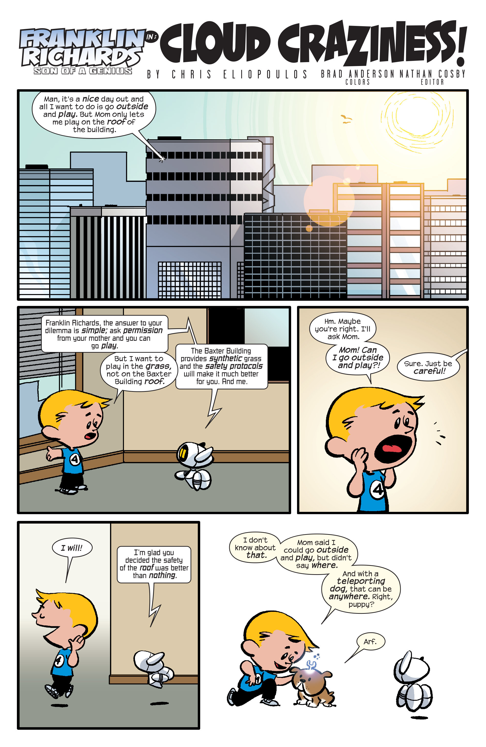 Read online Franklin Richards: School's Out! comic -  Issue # Full - 20