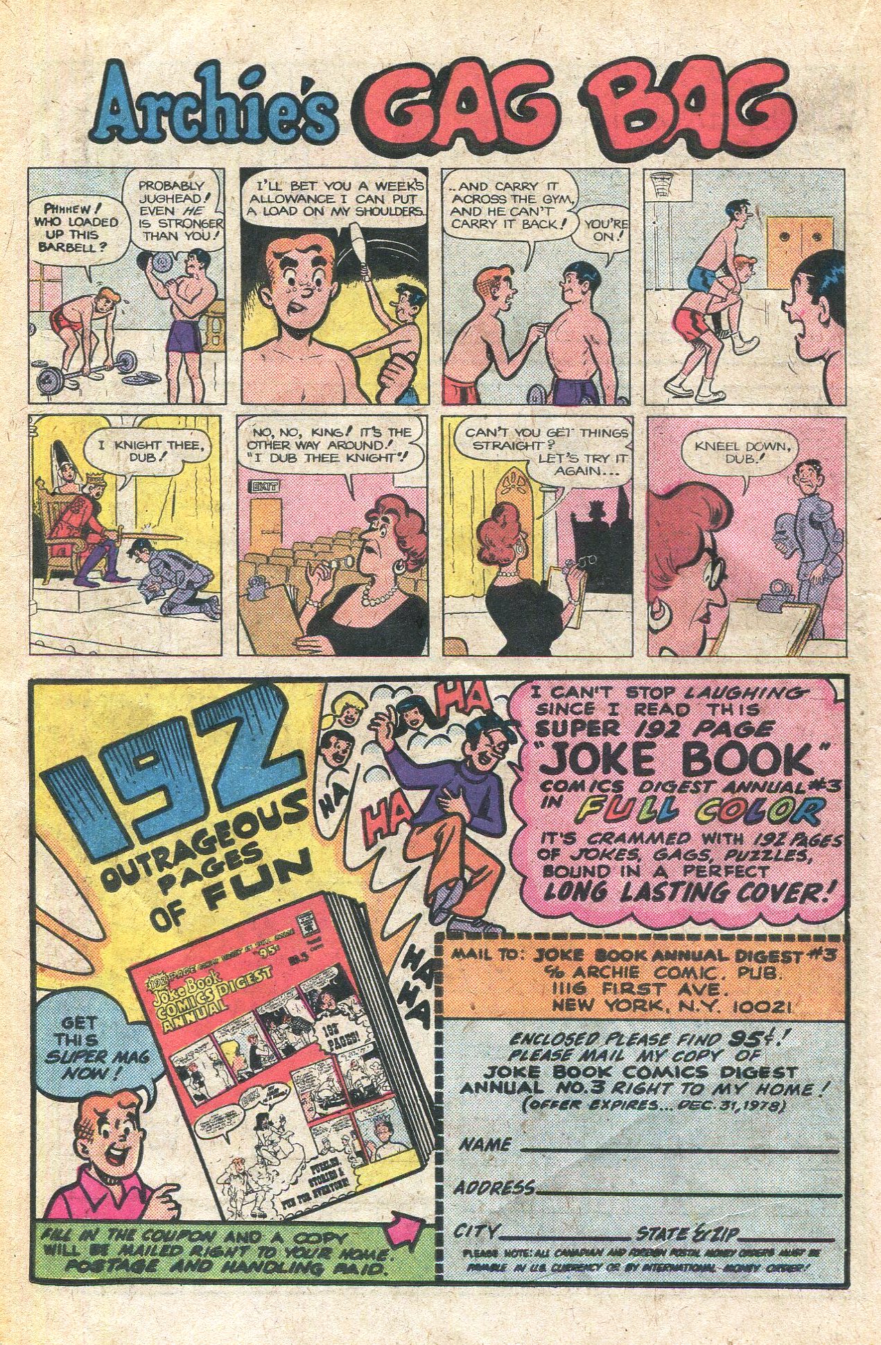 Read online Archie's Joke Book Magazine comic -  Issue #248 - 18