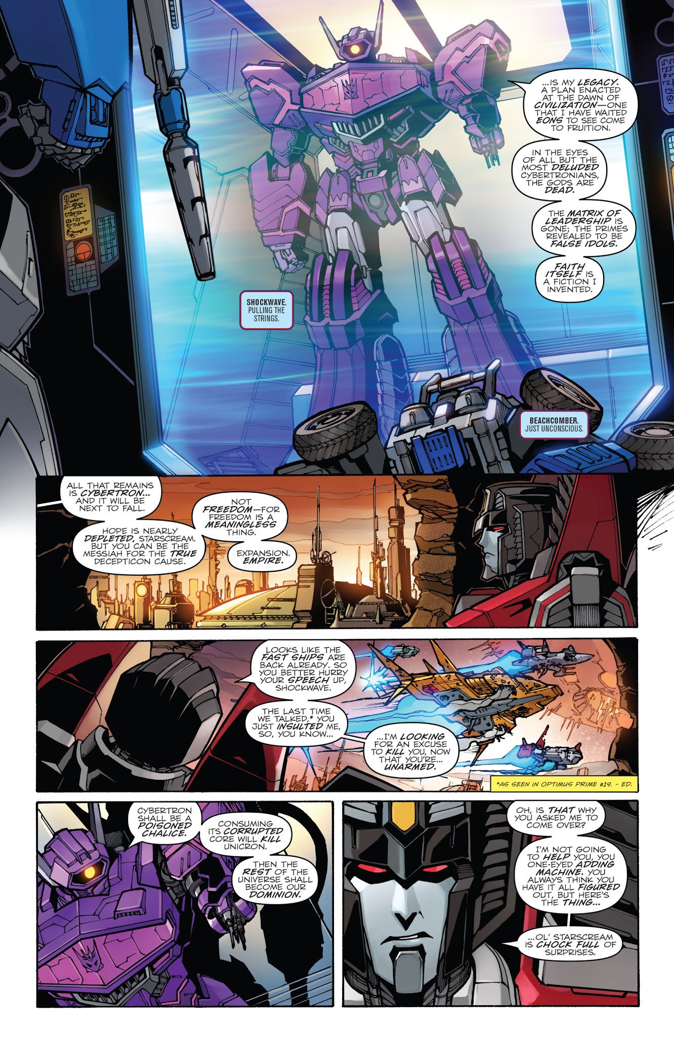 Read online Transformers: Unicron comic -  Issue #1 - 21