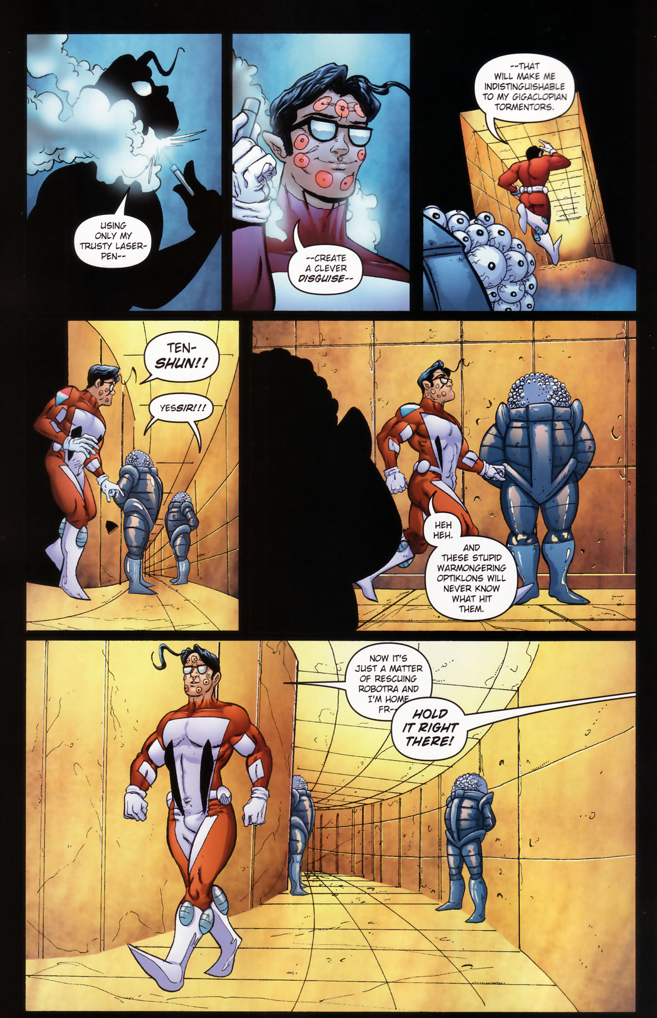 Read online Stephen Colbert's Tek Jansen comic -  Issue #3 - 12