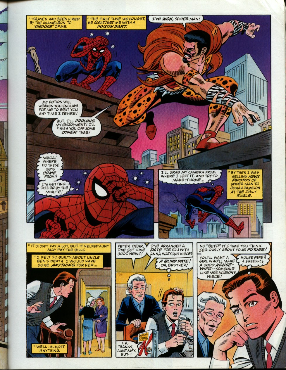 Read online Marvel Graphic Novel comic -  Issue #46 - Spider-Man - Parallel Lives - 25
