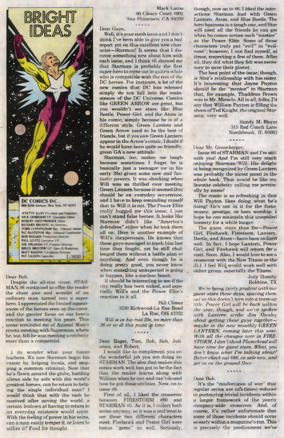 Read online Starman (1988) comic -  Issue #10 - 24