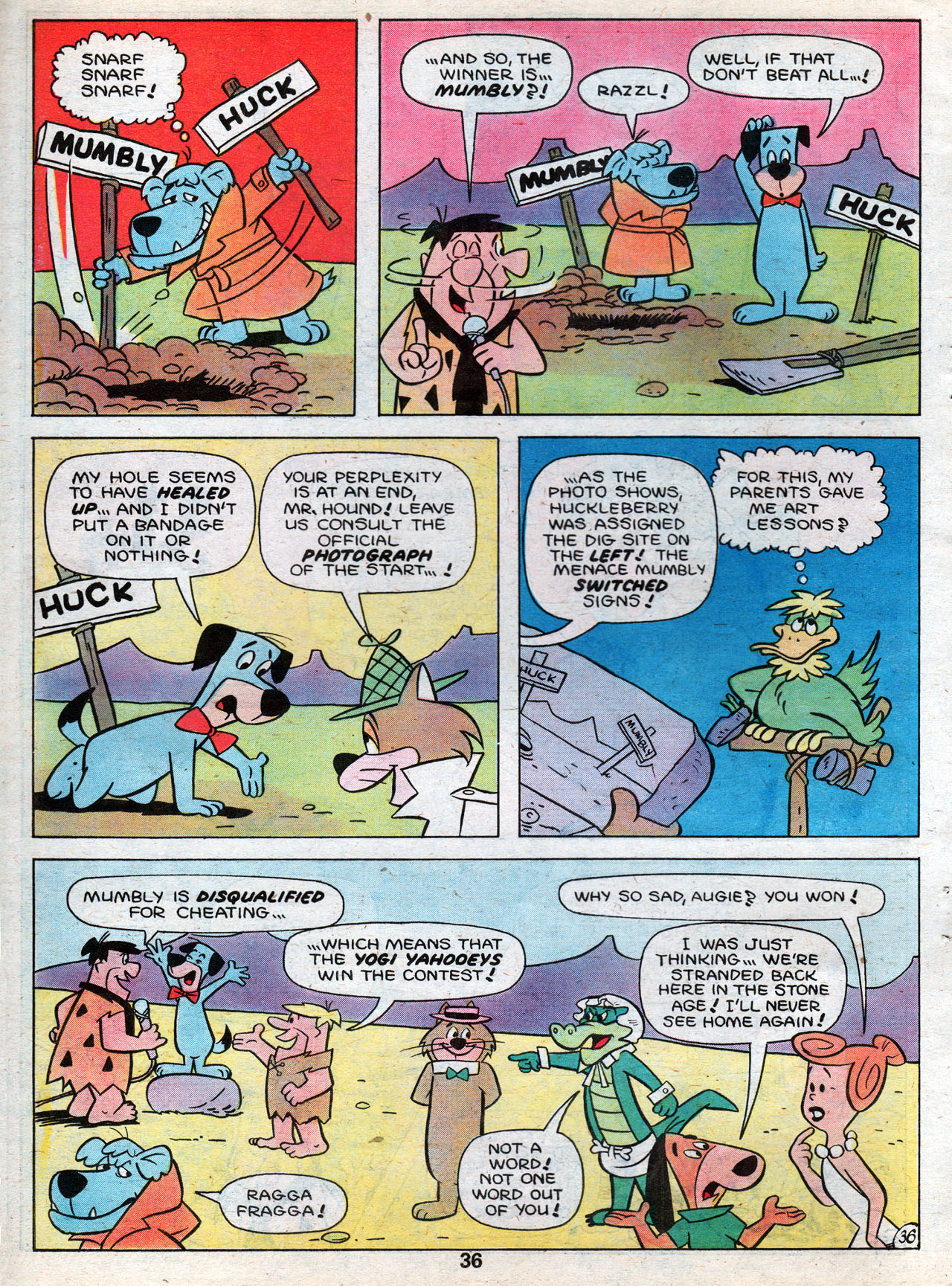 Read online Flintstones Visits Laff-A-Lympics comic -  Issue # Full - 38