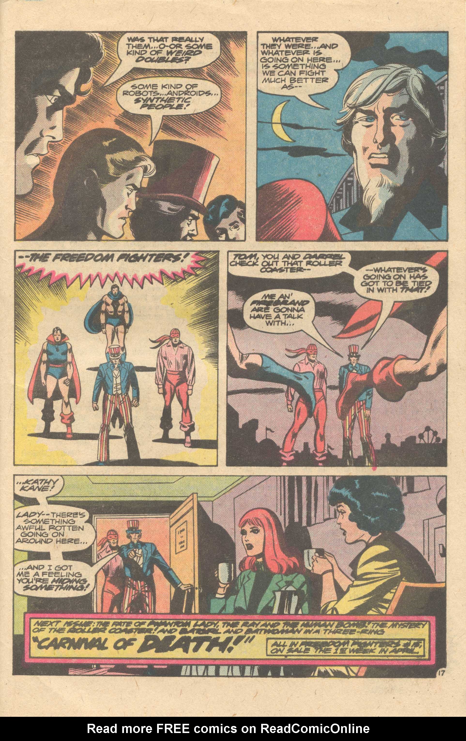 Read online Freedom Fighters (1976) comic -  Issue #14 - 31