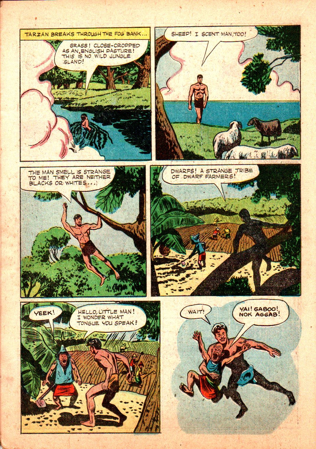 Read online Tarzan (1948) comic -  Issue #3 - 18