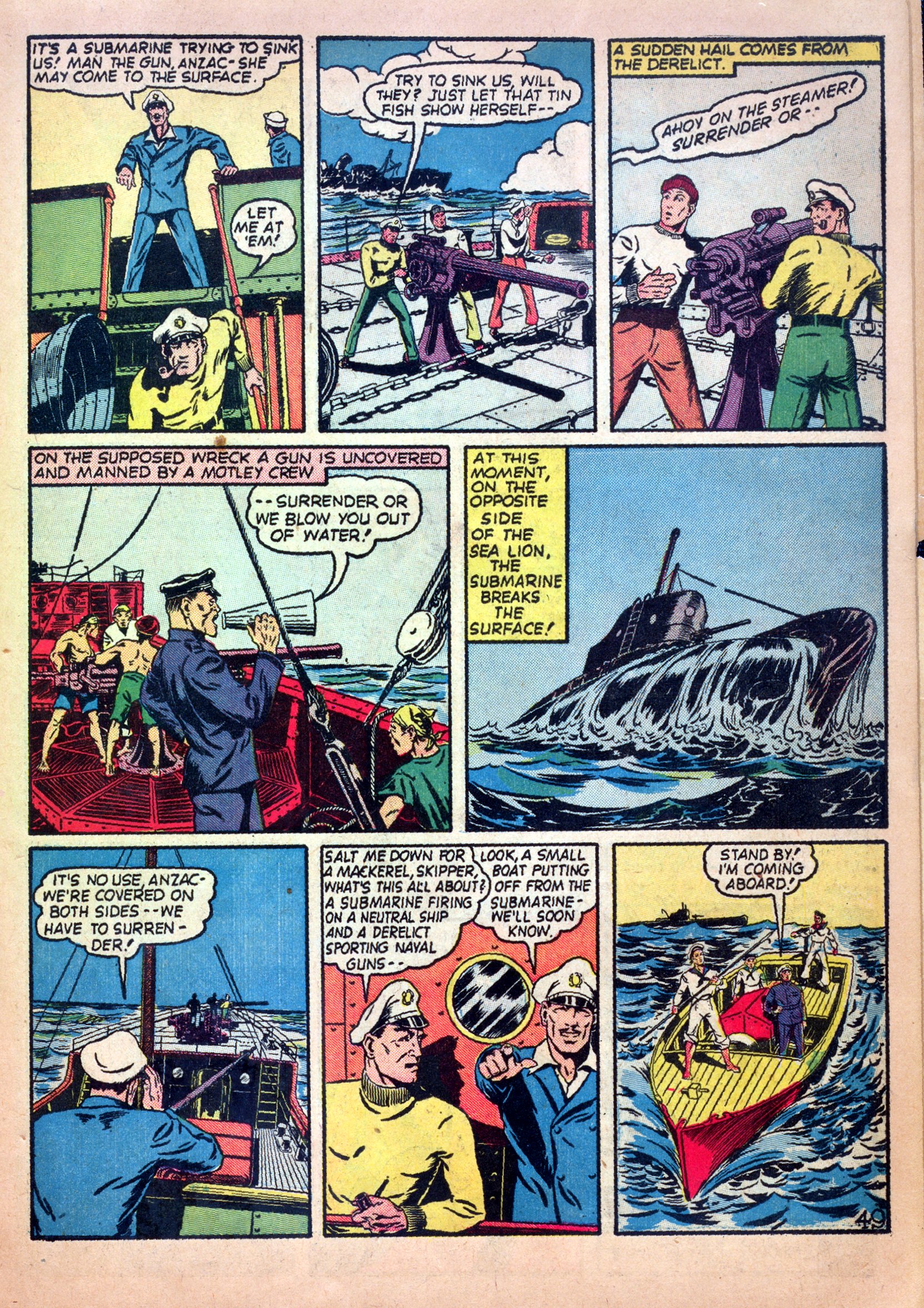 Read online Our Flag Comics comic -  Issue #1 - 51