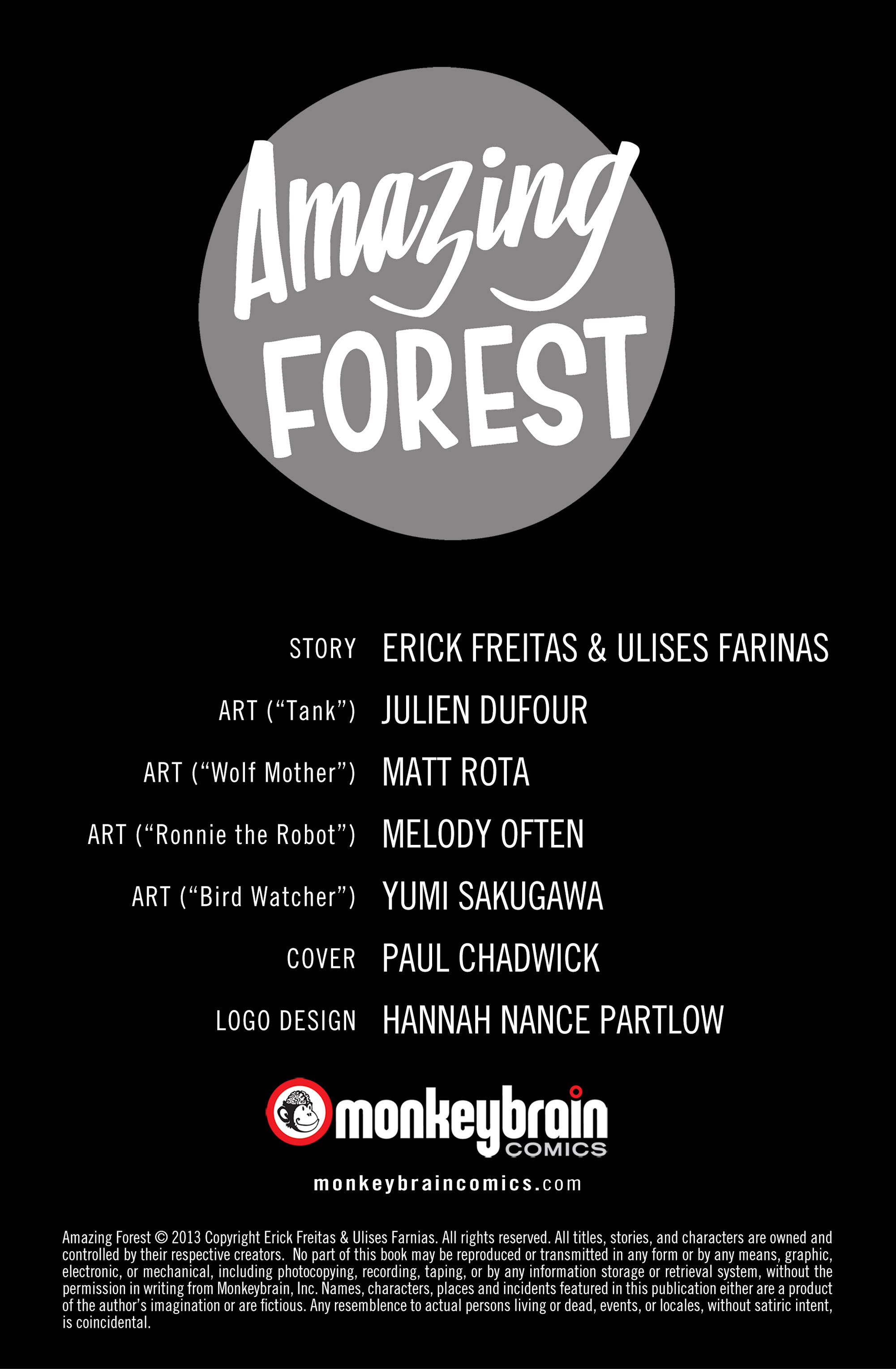 Read online Amazing Forest (2013) comic -  Issue #1 - 2