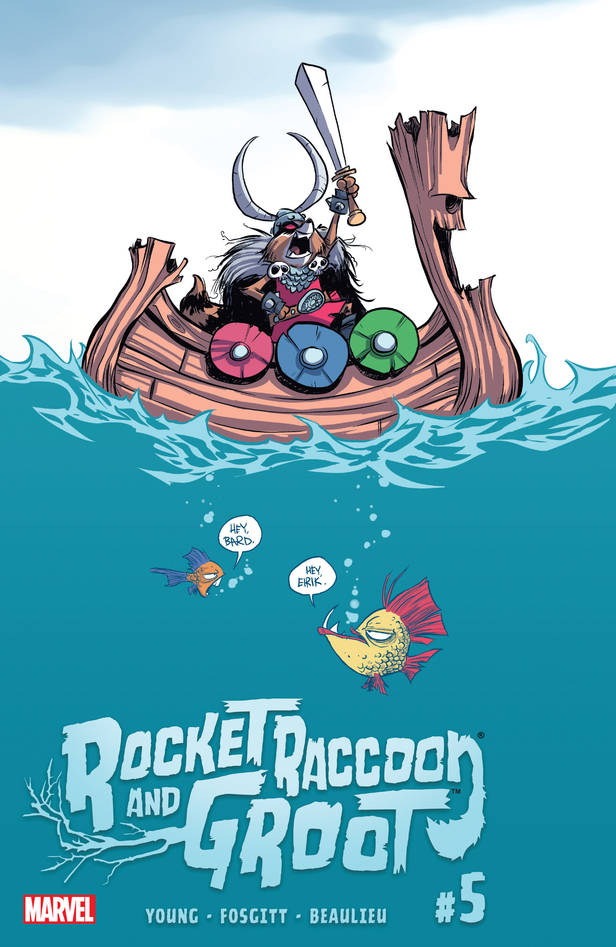 Read online Rocket Raccoon & Groot comic -  Issue #5 - 1
