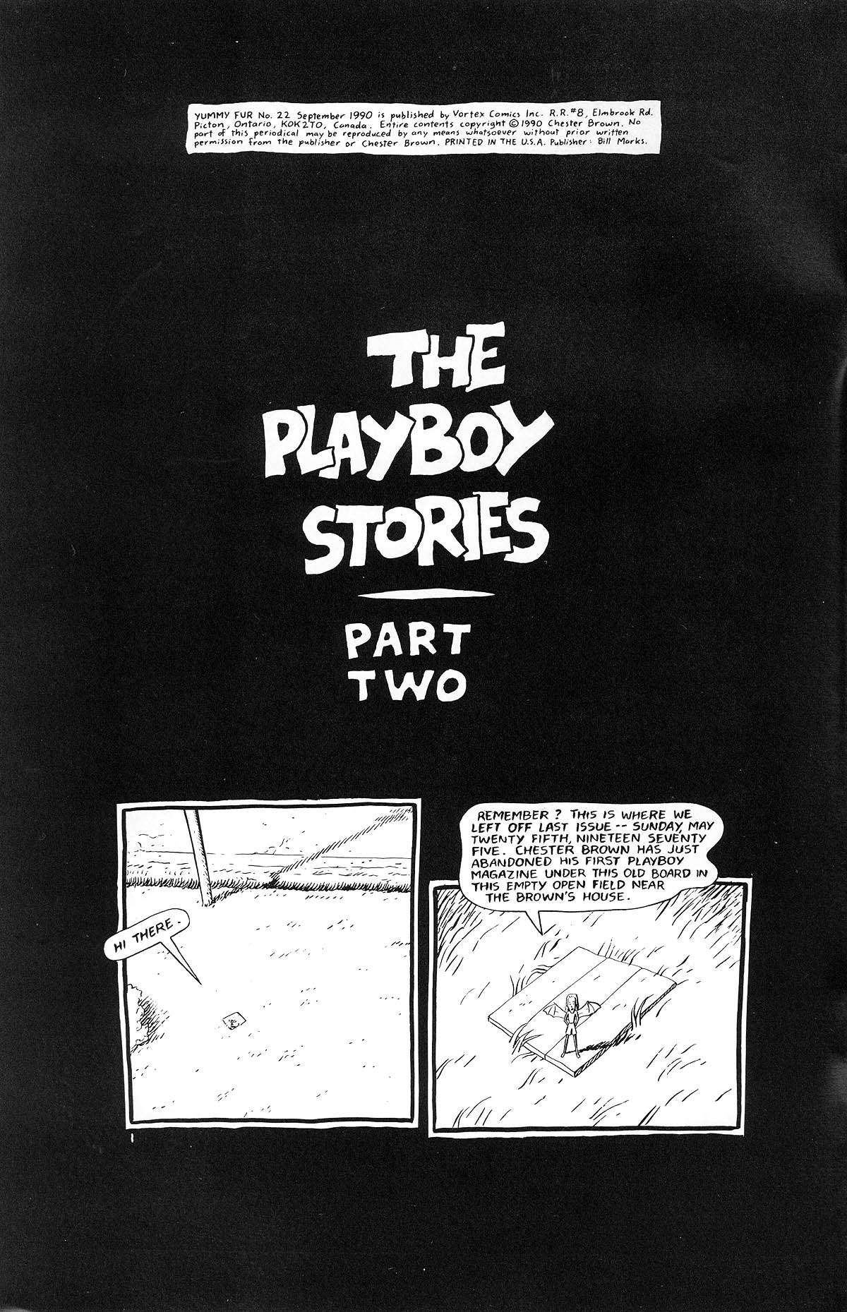 Read online Yummy Fur comic -  Issue #22 - 2