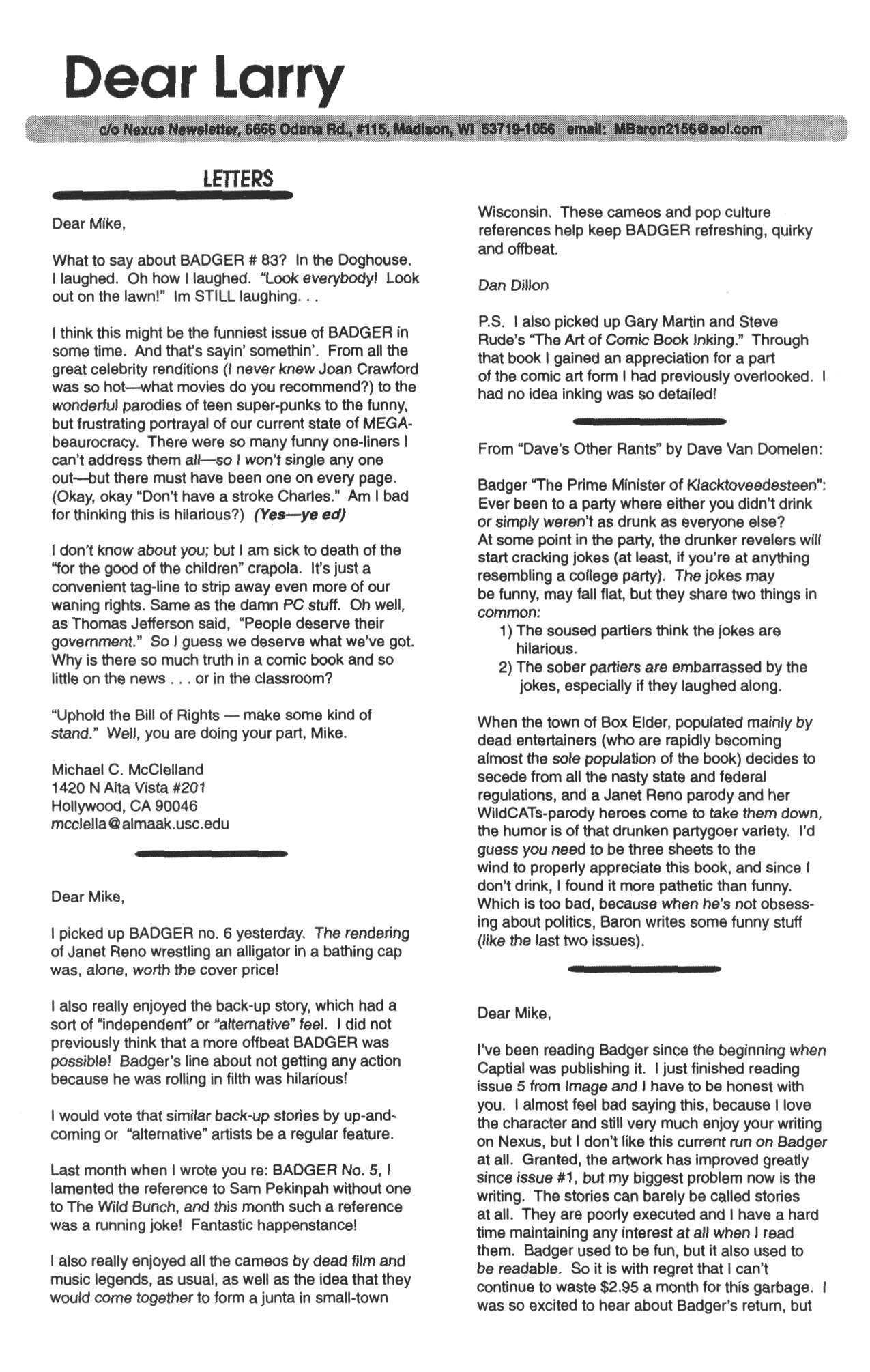Read online The Badger (1997) comic -  Issue #8 - 27
