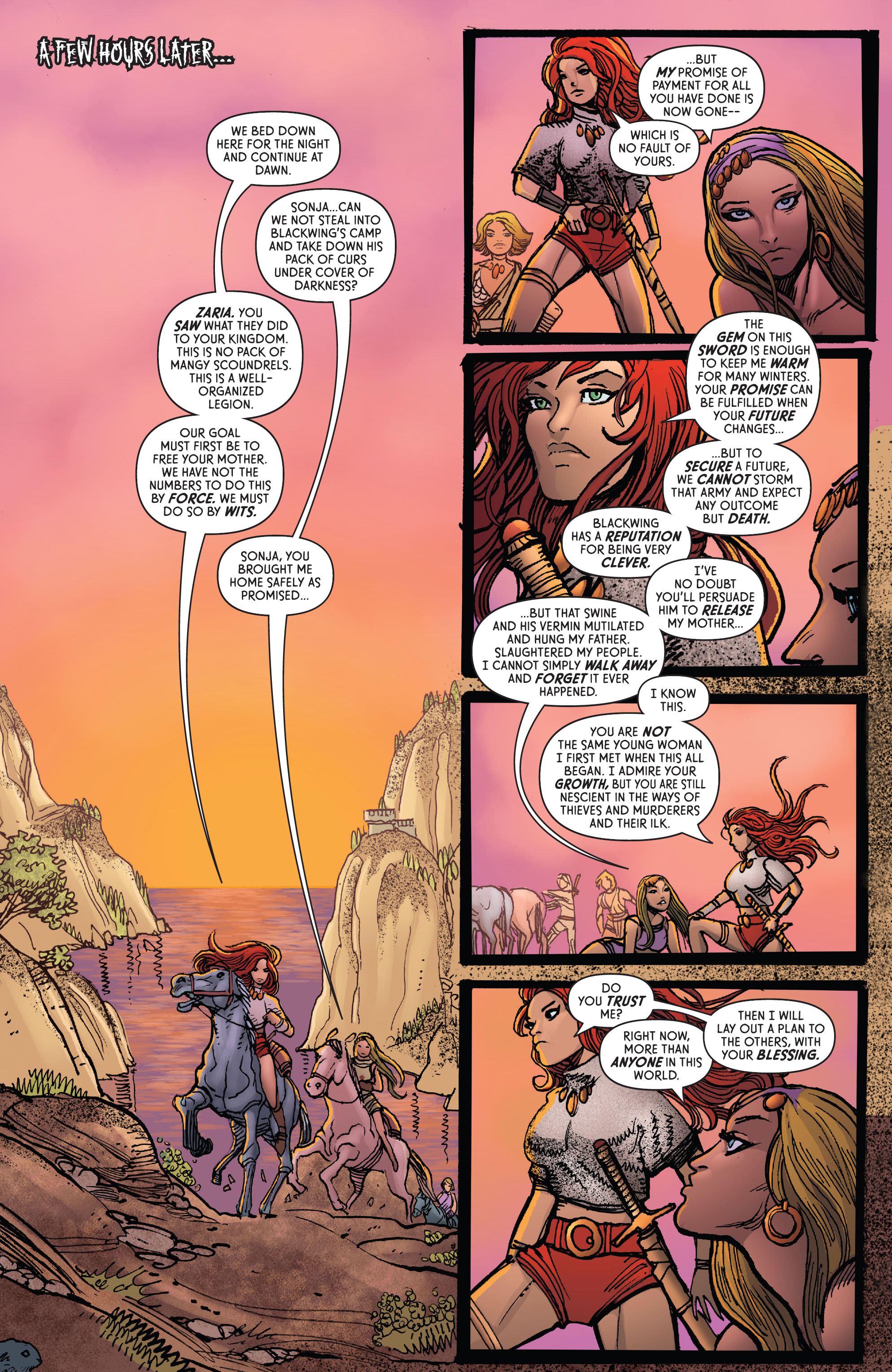 Read online The Invincible Red Sonja comic -  Issue #10 - 12