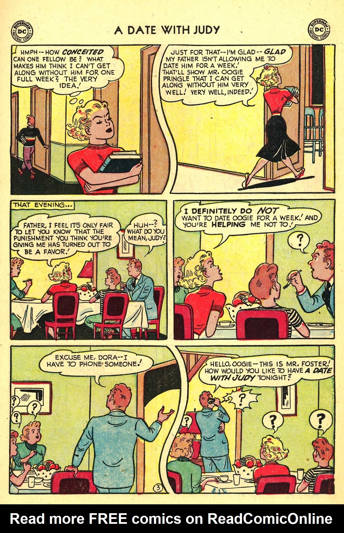Read online A Date with Judy comic -  Issue #34 - 5