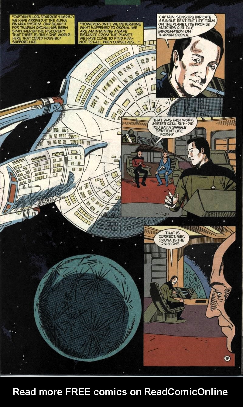 Read online Star Trek: The Next Generation (1989) comic -  Issue #25 - 20