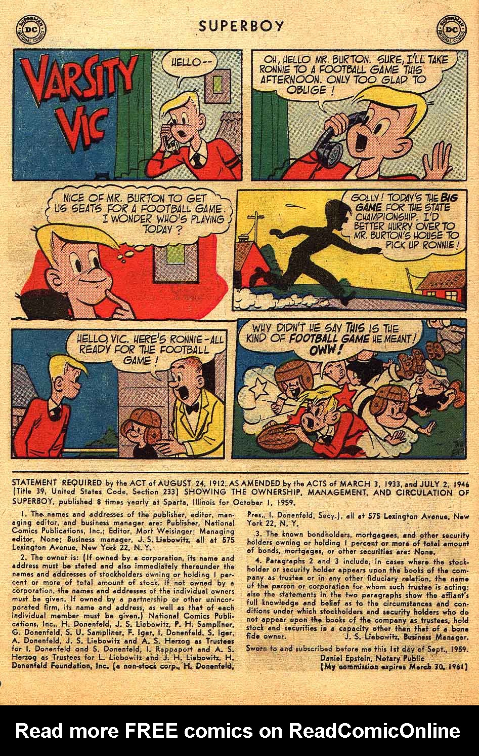 Read online Superboy (1949) comic -  Issue #79 - 9