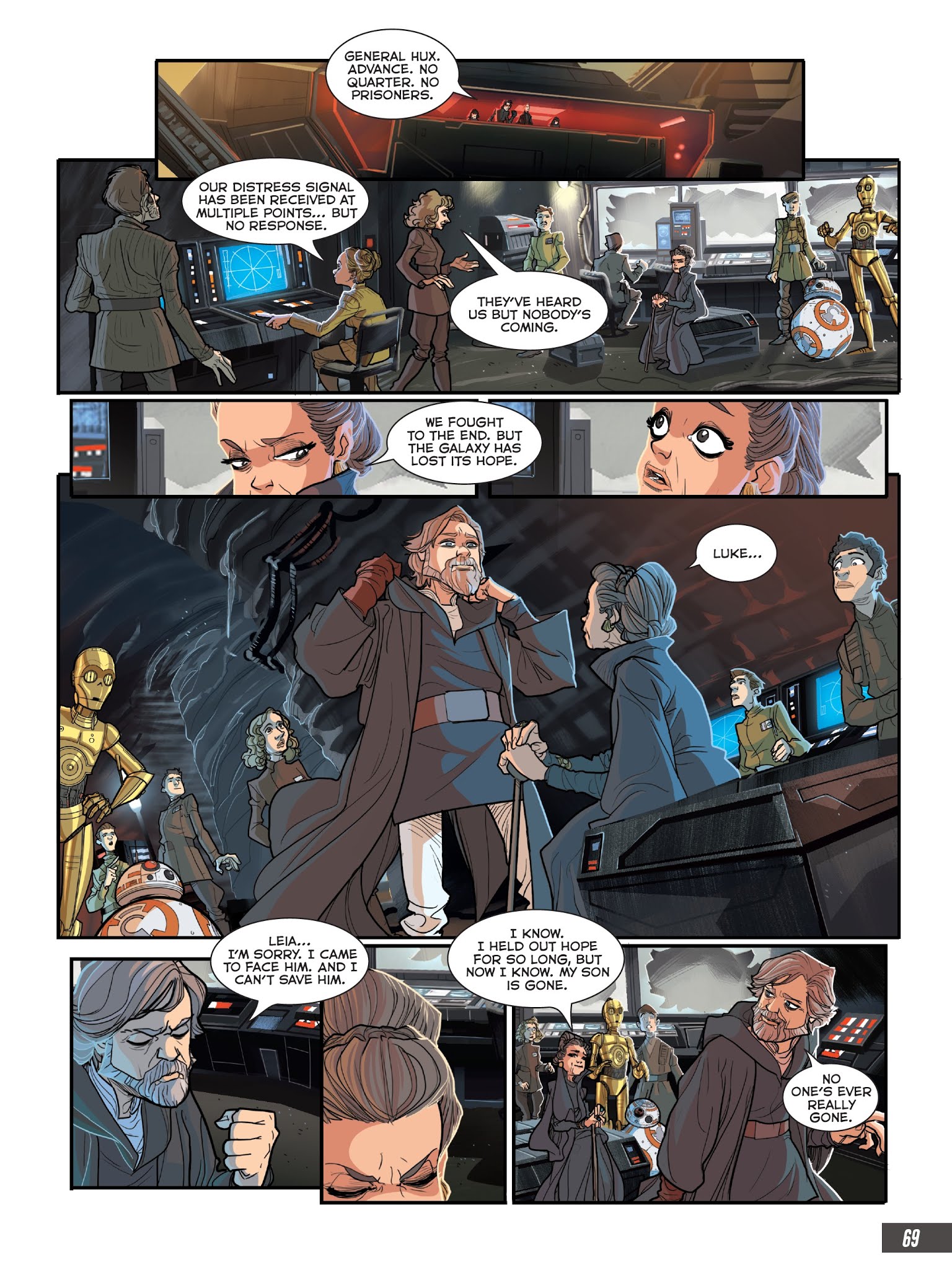 Read online Star Wars: The Last Jedi Graphic Novel Adaptation comic -  Issue # TPB - 71