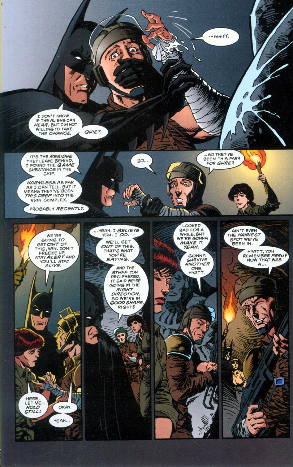 Read online Batman/Aliens comic -  Issue #2 - 14